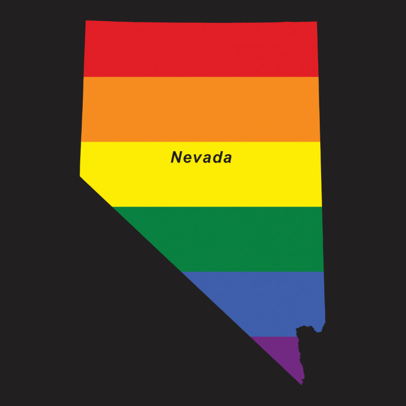 Nevada Rainbow Flag T-shirt | Artistshot