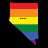 Nevada Rainbow Flag Zipper Hoodie | Artistshot