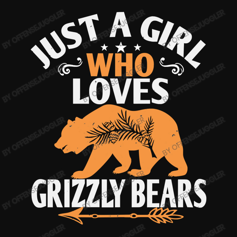 Bear Just A Girl Who Loves Grizzly Bears 499 Forest Crop Top by offensejuggler | Artistshot