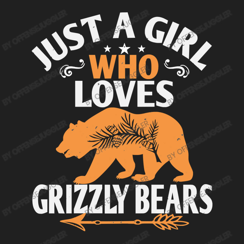 Bear Just A Girl Who Loves Grizzly Bears 499 Forest Ladies Polo Shirt by offensejuggler | Artistshot