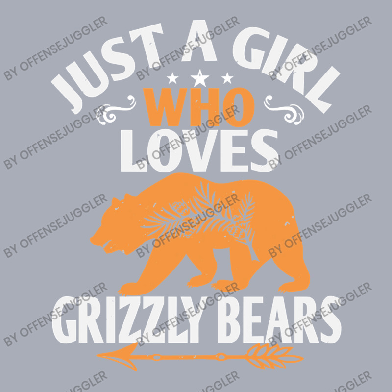 Bear Just A Girl Who Loves Grizzly Bears 499 Forest Tank Dress by offensejuggler | Artistshot