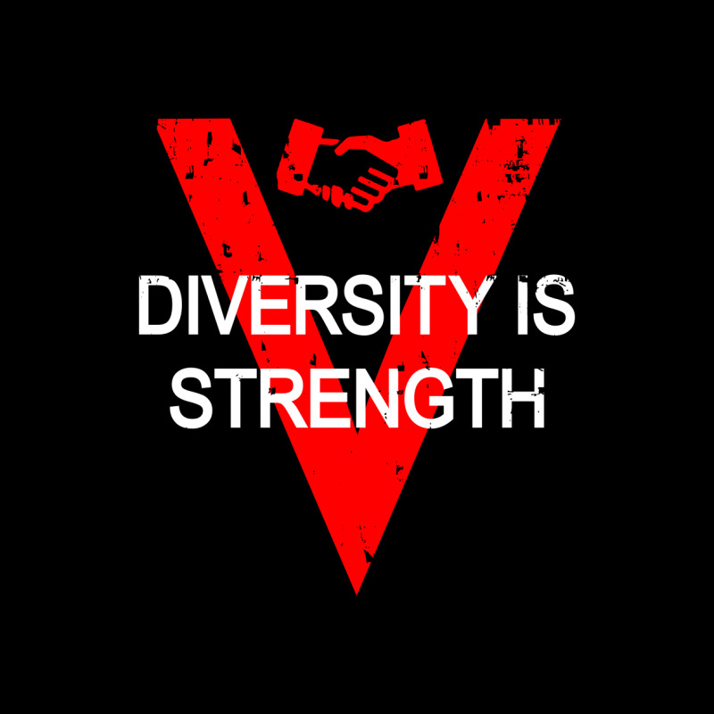 Diversity Women's V-Neck T-Shirt by saphira nadia | Artistshot