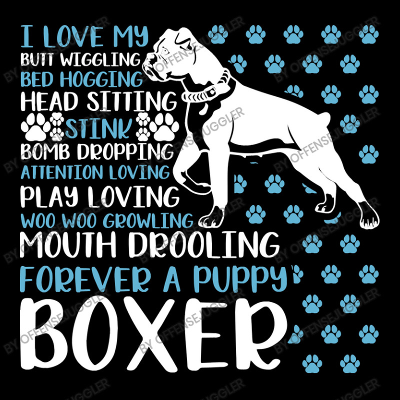 Boxer Dog I Love My Boxer Forever Funny Dog Owner Dog Lover Fun Boxers V-neck Tee | Artistshot