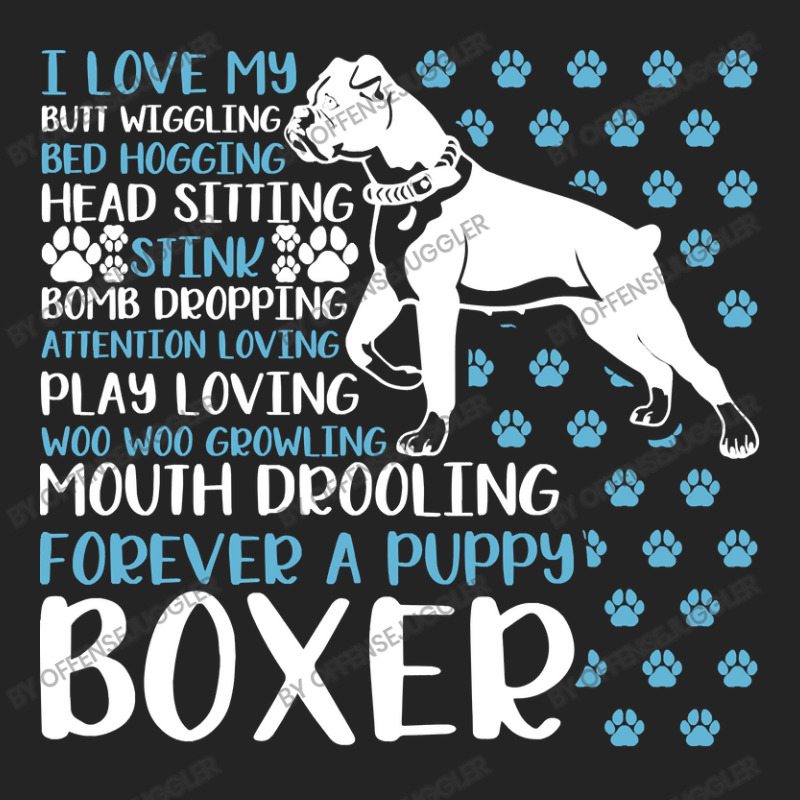 Boxer Dog I Love My Boxer Forever Funny Dog Owner Dog Lover Fun Boxers 3/4 Sleeve Shirt | Artistshot