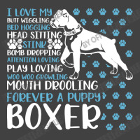 Boxer Dog I Love My Boxer Forever Funny Dog Owner Dog Lover Fun Boxers Vintage T-shirt | Artistshot