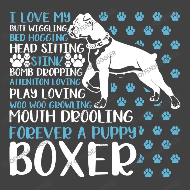 Boxer Dog I Love My Boxer Forever Funny Dog Owner Dog Lover Fun Boxers Vintage T-shirt | Artistshot