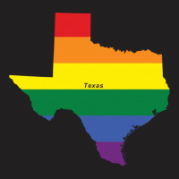 Texas Rainbow Flag T-shirt | Artistshot