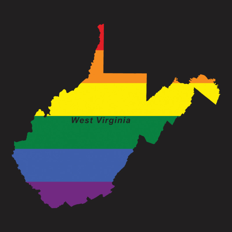 West Virginia Rainbow Flag T-shirt | Artistshot