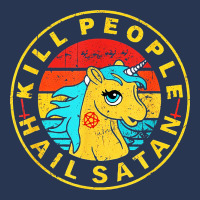 Kill People Hail Satan Vintage Retro Ladies Denim Jacket | Artistshot