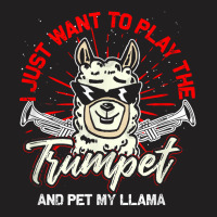 Trumpeter Llama Musical Instrument Trumpet T Shirt T-shirt | Artistshot