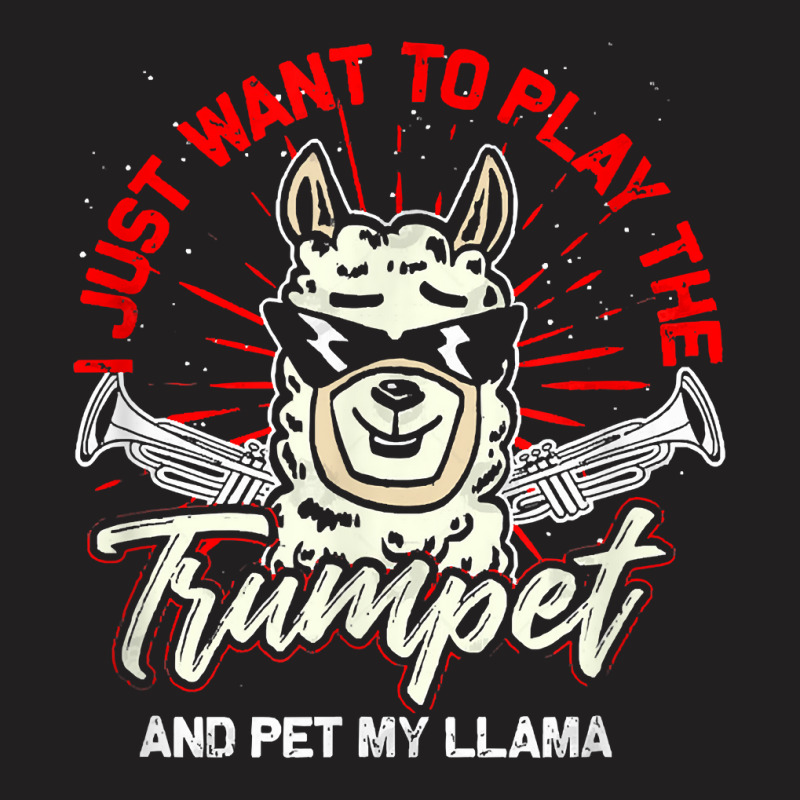 Trumpeter Llama Musical Instrument Trumpet T Shirt T-shirt | Artistshot