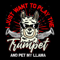 Trumpeter Llama Musical Instrument Trumpet T Shirt V-neck Tee | Artistshot