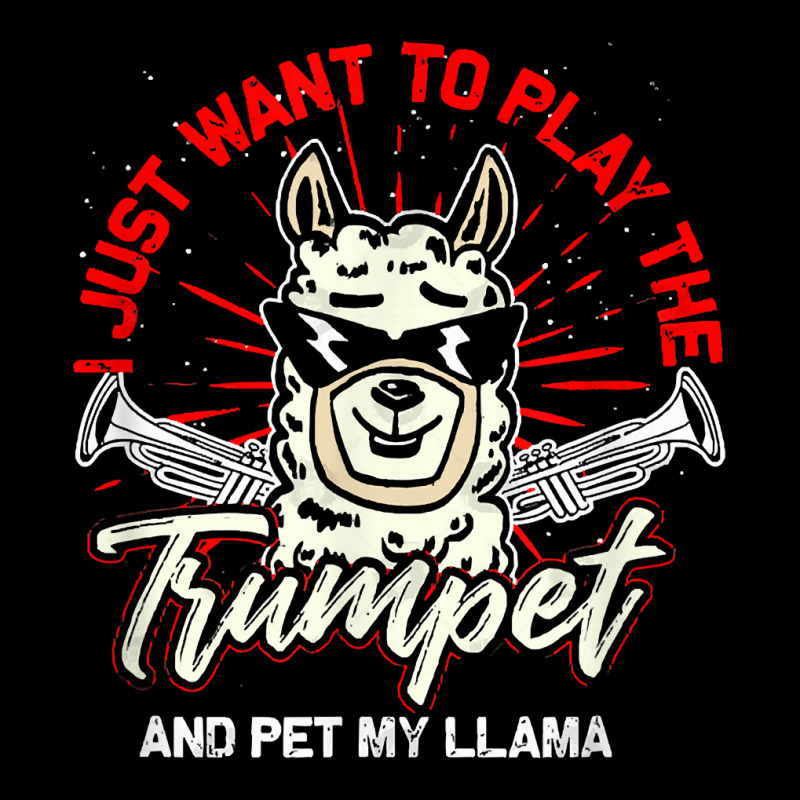 Trumpeter Llama Musical Instrument Trumpet T Shirt V-neck Tee | Artistshot