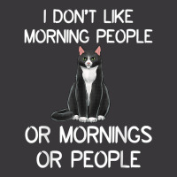 Cat I Don't Like Morning People Or Mornings Or People T Shirt Ladies Curvy T-shirt | Artistshot