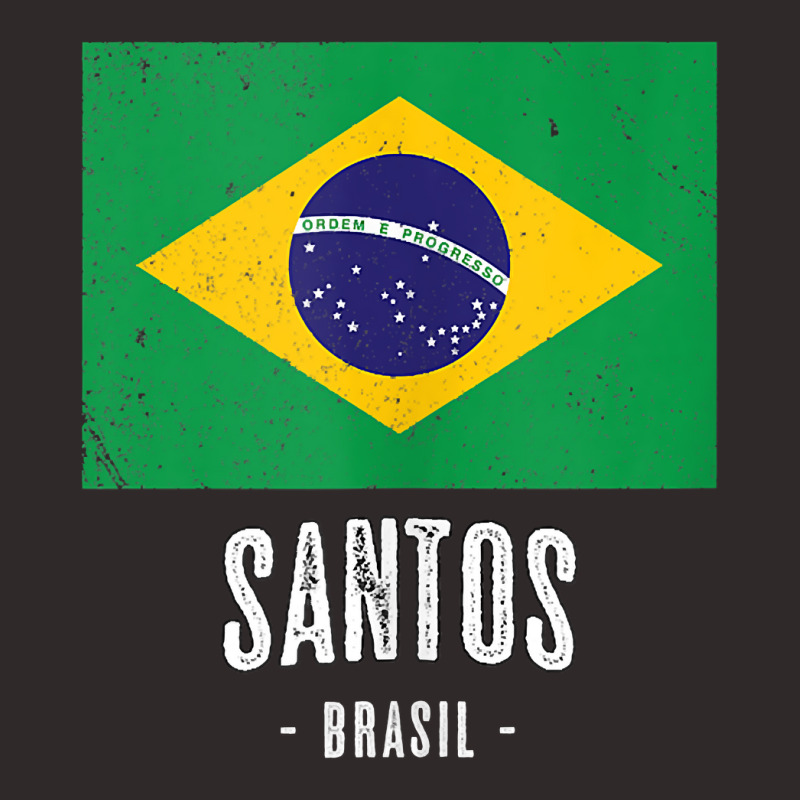 City Of Santos   Brazil  Br Brazilian Flag Merch   Graphic Tank Top Racerback Tank by JahmayaWhittle | Artistshot