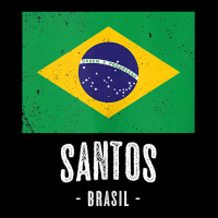 City Of Santos   Brazil  Br Brazilian Flag Merch   Graphic Tank Top Maternity Scoop Neck T-shirt | Artistshot