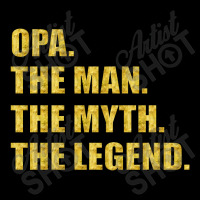 Opa The Man The Myth The Legend Zipper Hoodie | Artistshot