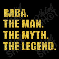 Baba The Man The Myth The Legend Zipper Hoodie | Artistshot