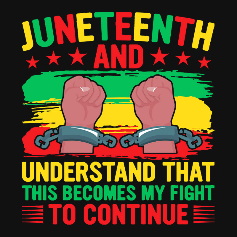 Juneteenth Gifts T  Shirt Juneteenth This Becomes My Fight To Continue Baby Beanies by justinawehner627 | Artistshot