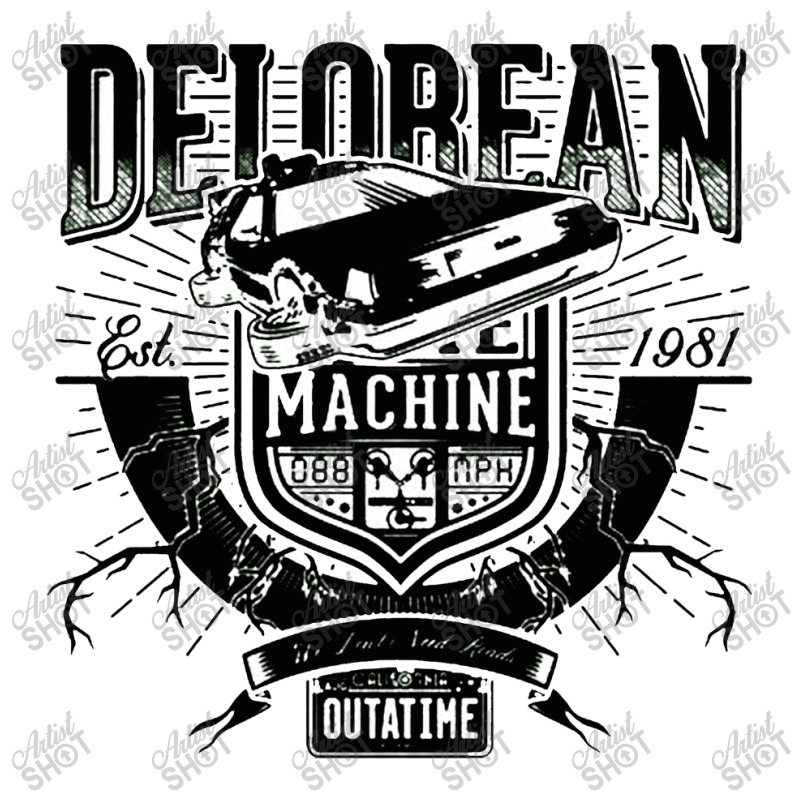 Delorean Machine Maternity Scoop Neck T-shirt by barbarkah | Artistshot