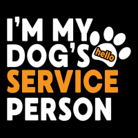 I Am My Dog's Service Person   Funny Assistance Dog Lover Long Sleeve Youth Hoodie | Artistshot