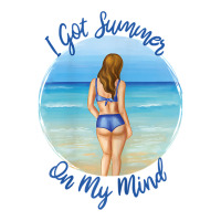 I Got Summer On My Mind, Woman On The Beach T Shirt Youth Tee | Artistshot