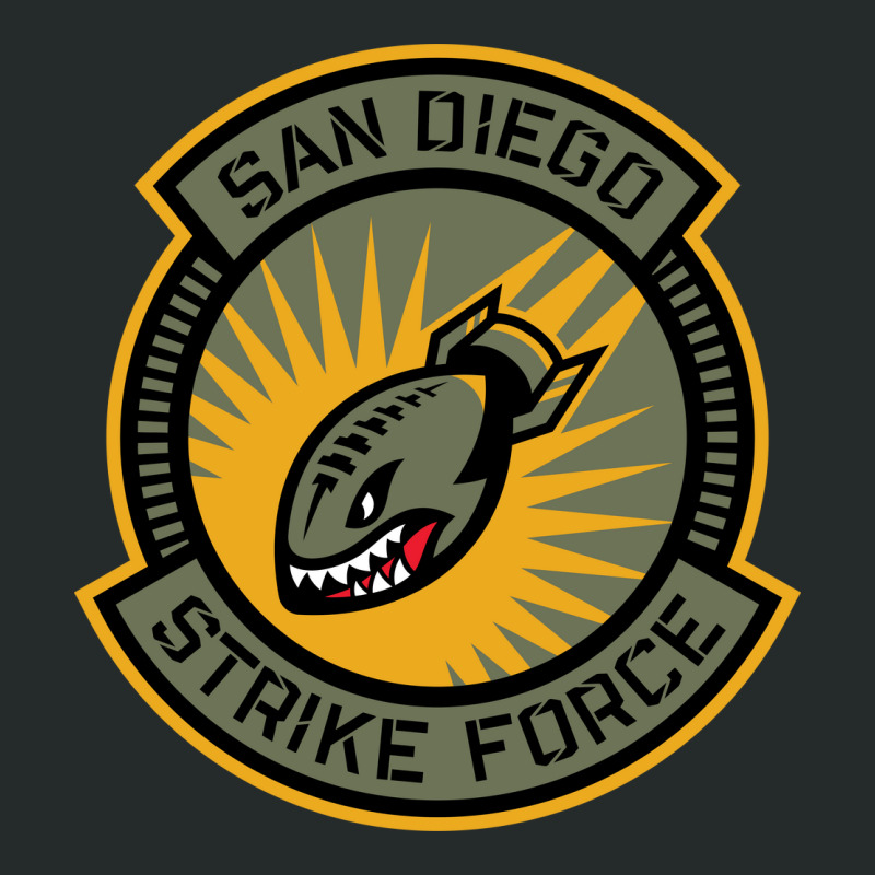 San Diego Strike Force Women's Triblend Scoop T-shirt by HalbertIvory | Artistshot