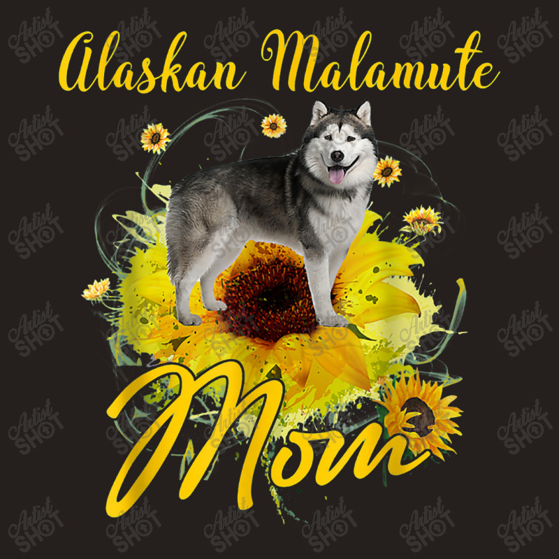 Sunflower Alaskan Malamute Mom Dog Lover Mother's Day Tank Top | Artistshot