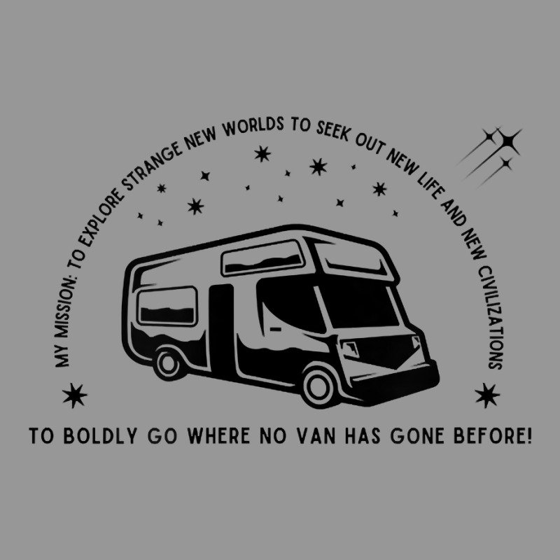 Campervan Epic Adventure T! Fun Graphic Trekkie Stargazer Rv T Shirt Women's V-Neck T-Shirt by holly434 | Artistshot