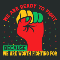 Juneteenth Gifts T  Shirt We Are Not Ready To Fight   Afro American Pr Women's Triblend Scoop T-shirt | Artistshot