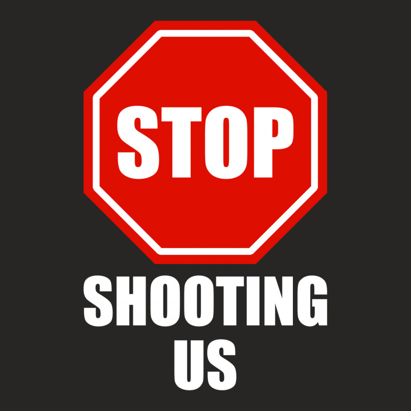 Stop Shooting Us - Black Lives Matter Ladies Fitted T-Shirt by Gringo | Artistshot