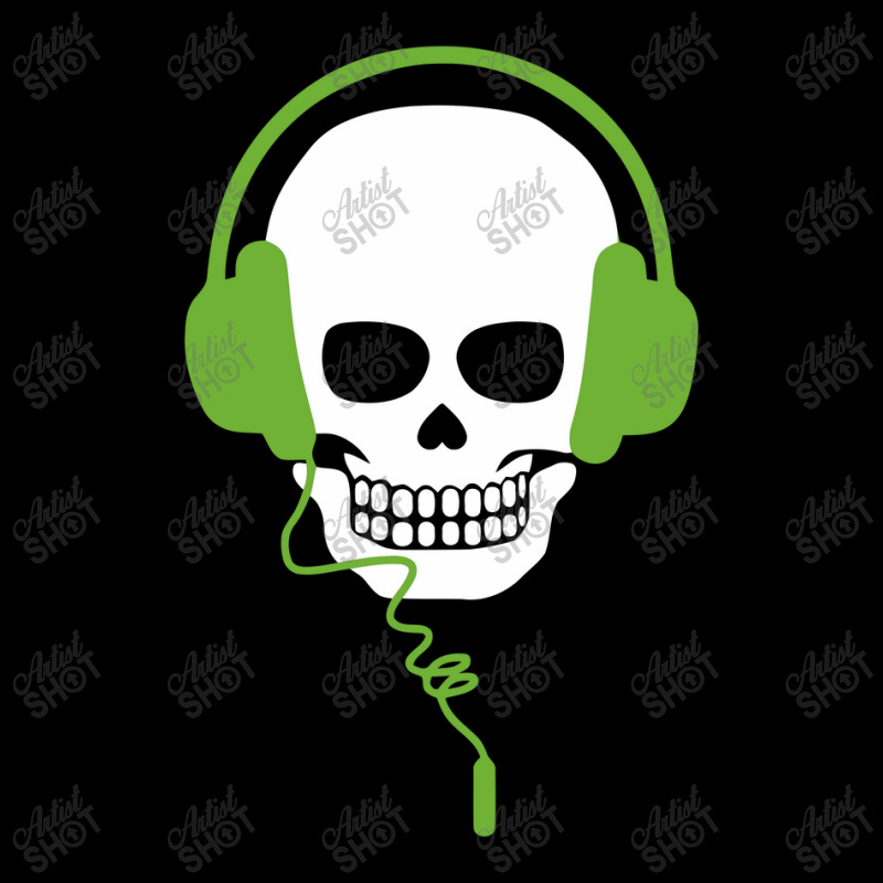 Music Lover Skull Headphones Men's Long Sleeve Pajama Set by AQSRi | Artistshot