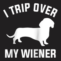 I Trip Over My Wiener For A Dachshund Dog Lover Raglan Baseball Tee T-shirt | Artistshot