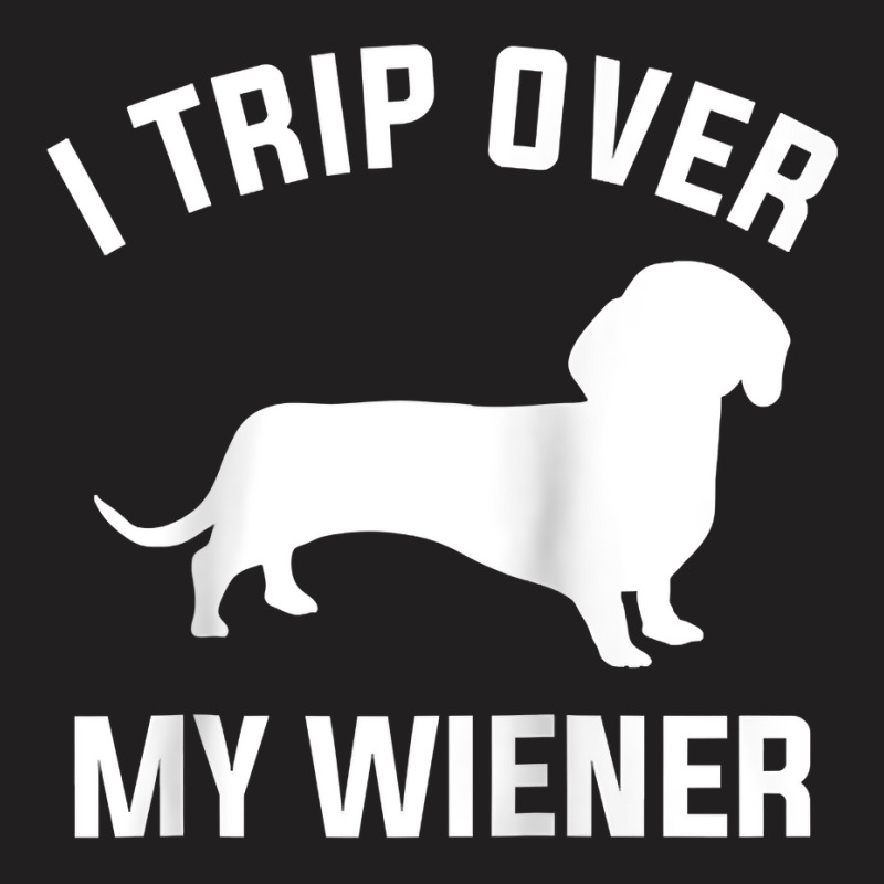 I Trip Over My Wiener For A Dachshund Dog Lover Raglan Baseball Tee T-shirt | Artistshot