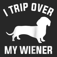 I Trip Over My Wiener For A Dachshund Dog Lover Raglan Baseball Tee Men's T-shirt Pajama Set | Artistshot