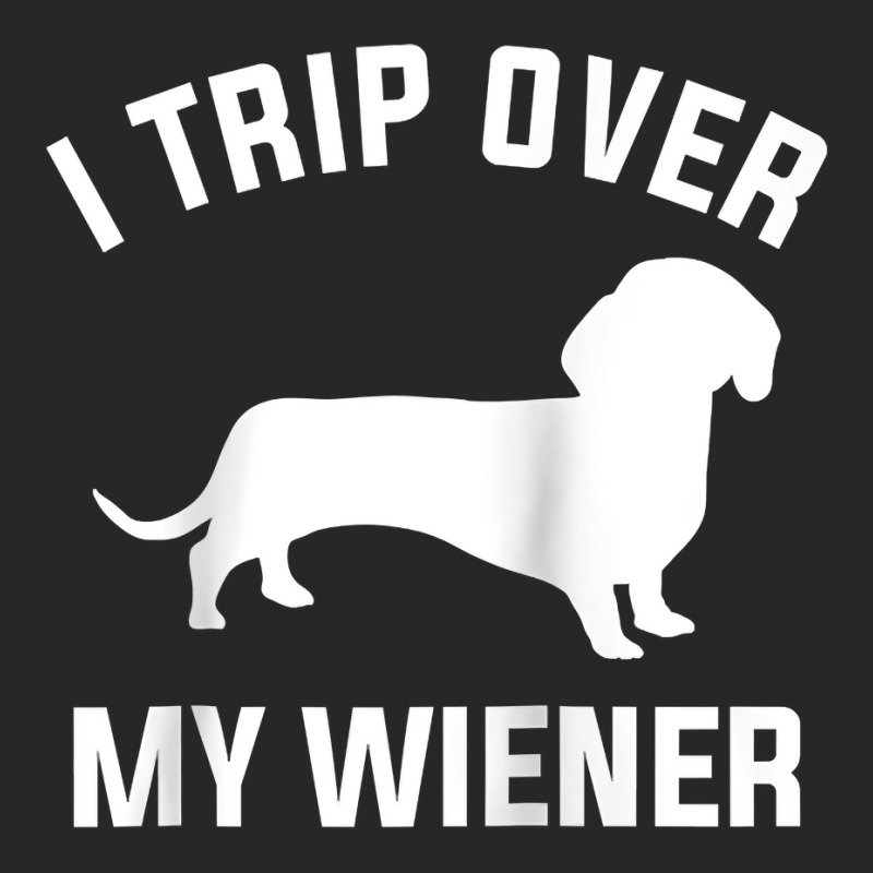 I Trip Over My Wiener For A Dachshund Dog Lover Raglan Baseball Tee Men's T-shirt Pajama Set | Artistshot