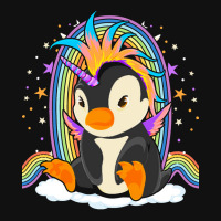 Animal T  Shirt Cute Magical Penguincorn Rainbow Unicorn Penguin Fanta Baby Bibs | Artistshot