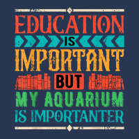 Education Is Important But My Aquarium Is Importanter T Shirt Ladies Denim Jacket | Artistshot