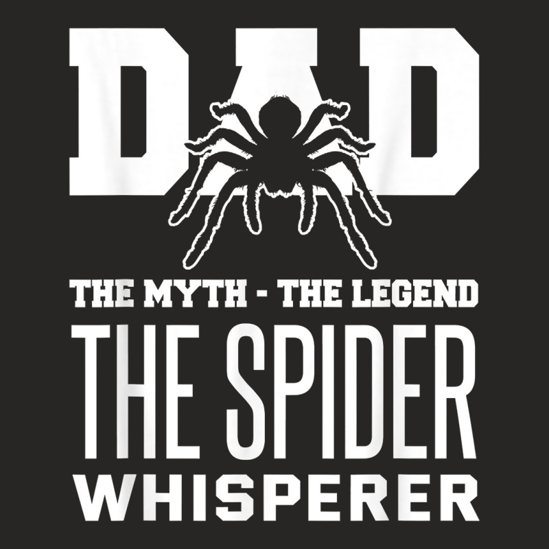 Mens Spider Dad Shirt Funny Arachnologist Tarantula Spider Lover T Shi Ladies Fitted T-Shirt by alanacaro | Artistshot