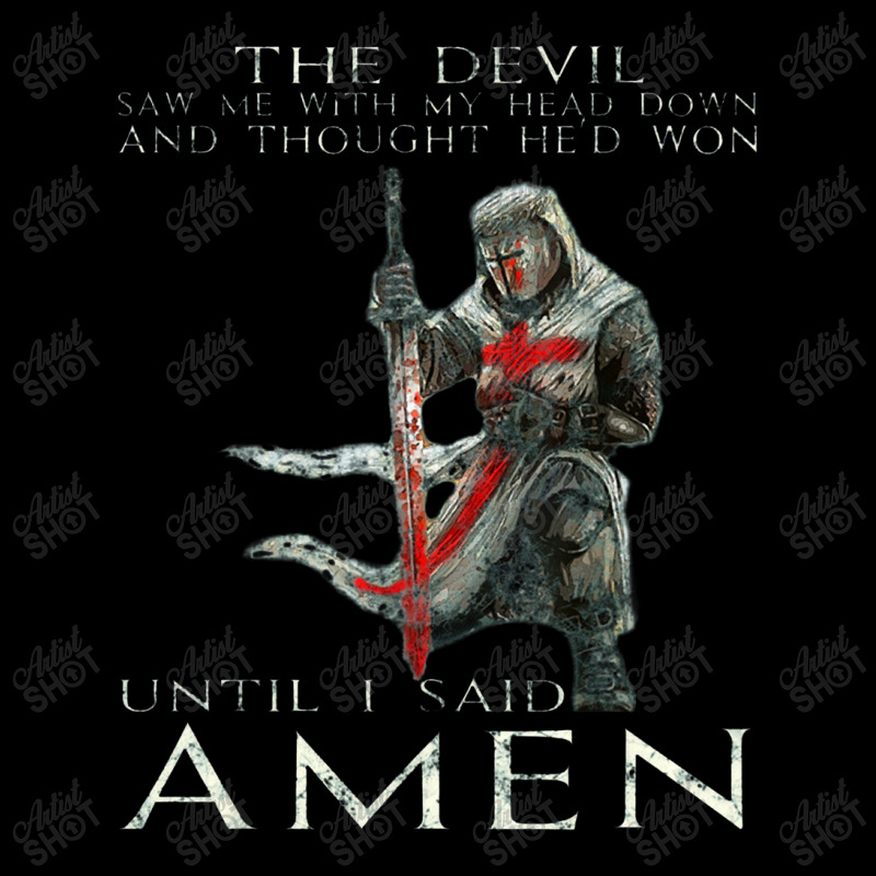 The Crusader The Devil Saw Me Knight Templar Toddler Sweatshirt | Artistshot