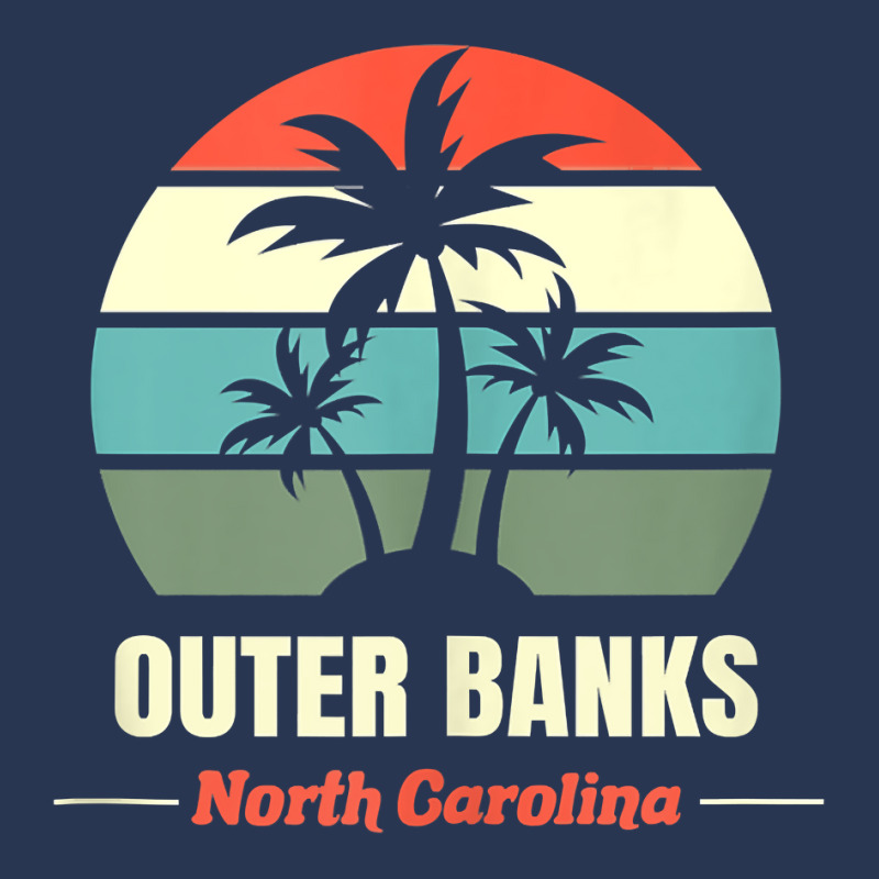 North Carolina Retro Beach Vacation Souvenir Obx Outer Banks Tank Top Men Denim Jacket by Smykowskicalob1991 | Artistshot