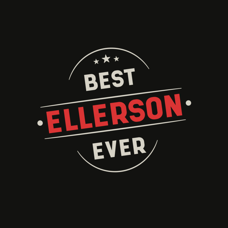 Best Ellerson Ever - Family Name Gift Scorecard Crop Tee by Diogo Calheiros | Artistshot