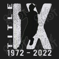 Title Ix 50th Anniversary Us Education Amendments Basketball Classic T-shirt | Artistshot