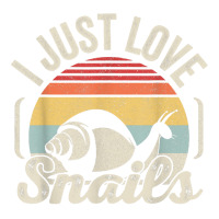 Snail Lover Retro Vintage I Just Love Snails Funny Snail T Shirt Baby Tee | Artistshot