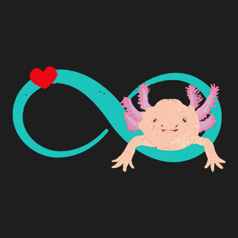 Axolotl T  Shirt Mexican Salamander Infinity Sign Axolotl Lover Animal Classic T-shirt by freddy08359 | Artistshot