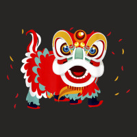 Happy Chinese New Year 2022 Lion Dragon Dance Lunar Festival T Shirt Ladies Fitted T-shirt | Artistshot