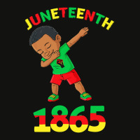 Juneteenth T  Shirt Dabbing Black King Juneteenth 1865 Brown Skin Boys Scorecard Crop Tee | Artistshot