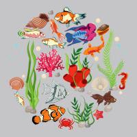 Biology Aquarium Underwater School Of Fish T Shirt Baby Bodysuit | Artistshot