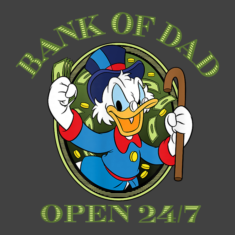 Ducktales Scrooge Mcduck   Bank Of Dad T Shirt Vintage T-Shirt by jermonmccline | Artistshot