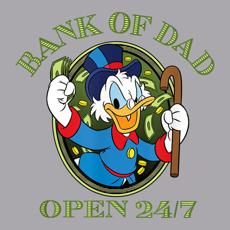 Ducktales Scrooge Mcduck   Bank Of Dad T Shirt Youth 3/4 Sleeve by jermonmccline | Artistshot